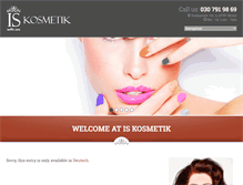 Tablet Screenshot of is-kosmetik.com